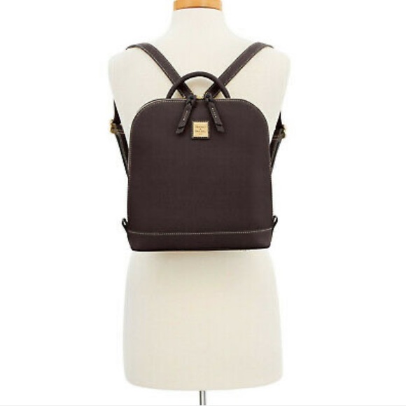 Dooney & Bourke Saffiano Leather Backpack - Picture 12 of 12